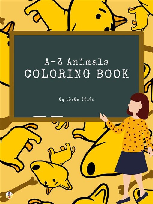 Cover image for A-Z Animals Coloring Book for Kids Ages 3+ (Printable Version)